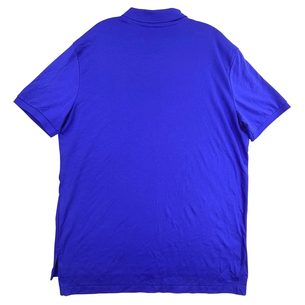 Polo Ralph Lauren Pima Soft Touch Shirt Men XL Rugby Royal Blue Flesh Pony NWT